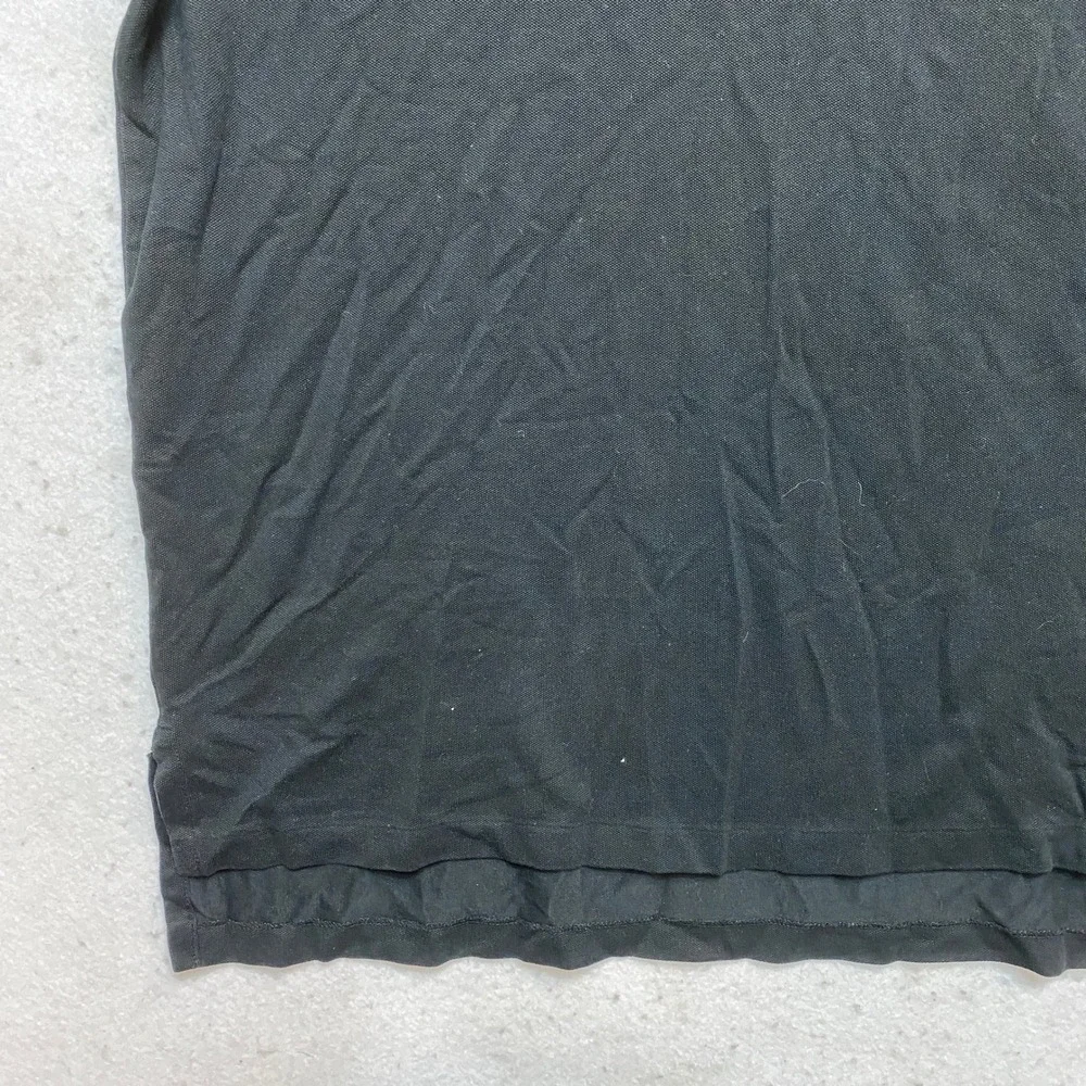 Polo Ralph Lauren Polo Shirt Mens XL Black Short Sleeve Custom Slim Fit Logo